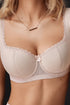EuroBra Balconette Padded Underwire Bra With Wide Comfortable Straps